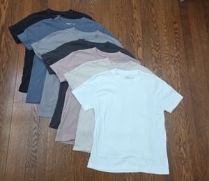Abercrombie & Fitch Men's 7-Pack Essential Tees Multicolor XS
